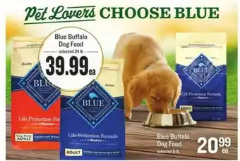Lowes Foods Blue Buffalo Dog Food Selected 24 Lb offer