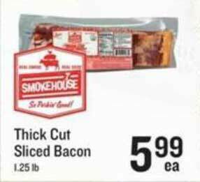 Lowes Foods Thick Cut Sliced Bacon offer