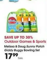 Ralphs Melissa & Doug Sunny Patch Giddy Buggy Bowling Set offer