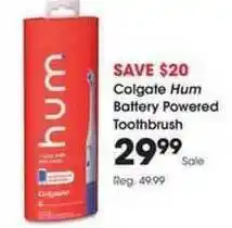 Ralphs Colgate Hum Battery Powered Toothbrush offer
