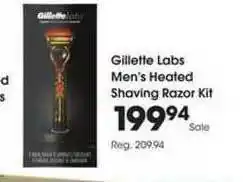 Ralphs Gillette Labs Men's Heated Shaving Razor Kit offer