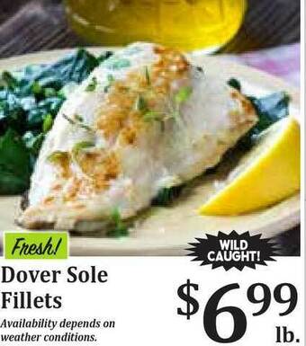 Rosauers Dover Sole Fillets offer
