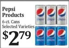 Rosauers Pepsi Products offer