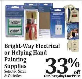 Rosauers Bright-way Electrical Or Helping Hand Painting Supplies offer