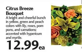 Sunset Foods Citrus Breeze Bouquet offer