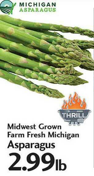 Sunset Foods Midwest Grown Farm Fresh Michigan Asparagus offer