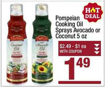 Super King Markets Pompeian Cooking Oil Sprays Avocado Or Coconut 5 Oz offer