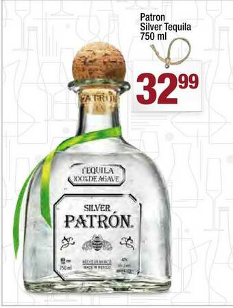 Super King Markets Patron Silver Tequila 750 Ml offer