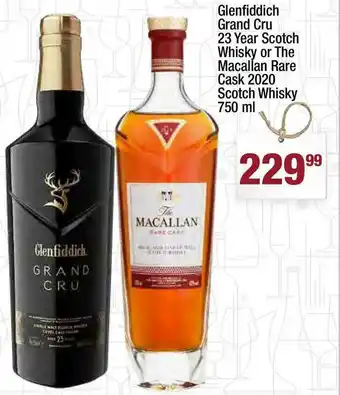 Super King Markets Glenfiddich Grand Cru 23 Year Scotch Whisky Or The Macallan Rare Cask 2020 Scotch Whisky 750ml offer