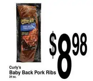 Super Saver Curly's Baby Pork Ribs offer