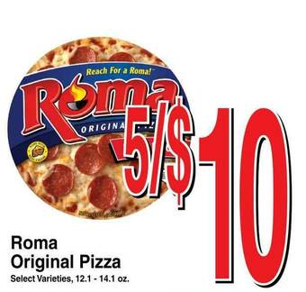 Super Saver Roma Original Pizza offer