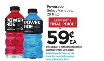 Food 4 Less Powerade offer