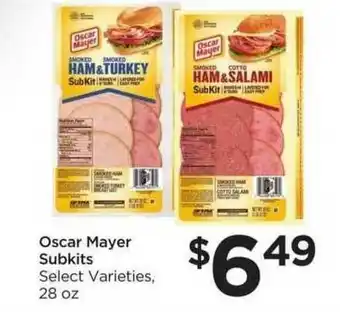 Food 4 Less Oscar Mayer Subkits offer