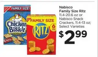 Food 4 Less Nabisco Family Size Ritz offer