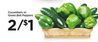 Food 4 Less Cucumbers Or Green Bell Peppers offer