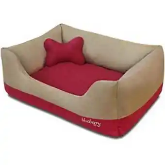Kohl's Blueberry pet heavy duty microsuede dog bed offer