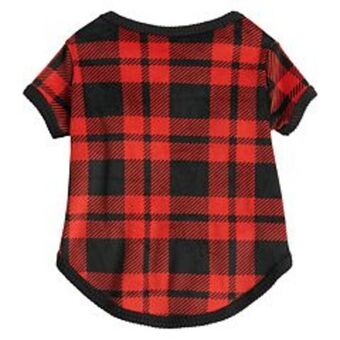 Kohl's Pet jammies for your families® cool bear plaid bodysuit by cuddl duds® offer