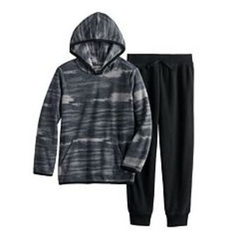 Kohl's Boys 4-12 jumping beans® microfleece active hoodie & jogger pants set offer