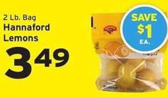 Hannaford Hannaford Lemons offer