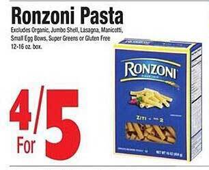 King Kullen Ronzoni Pasta offer
