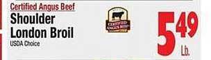King Kullen Shoulder London Broil offer