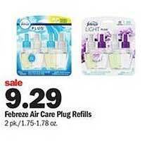 Meijer Febreze Air Care Plug Refills offer