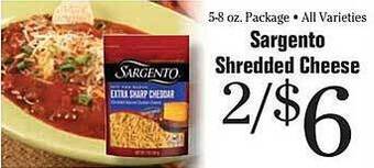 Morton Williams Sargento Shredded Cheese offer