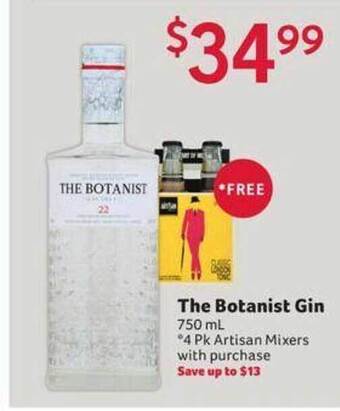 Winn Dixie The Botanist Gin offer