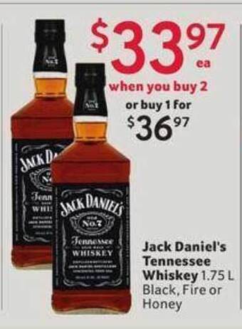 Winn Dixie Jack Daniel's Tennessee Whiskey offer