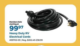 Camping World Heavy Duty RV Electrical Cords offer