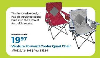 Venture Forward Cooler Quad Chair