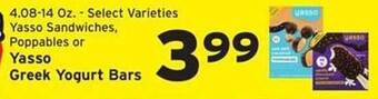 Hannaford Yasso Greek Yogurt Bars offer