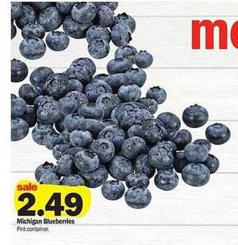 Meijer Michigan Blueberries offer
