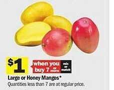 Meijer Large Or Honey Mangos offer
