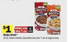 Meijer Meijer Broth offer