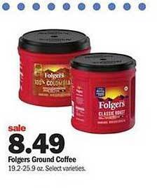 Meijer Folgers Ground Coffee offer