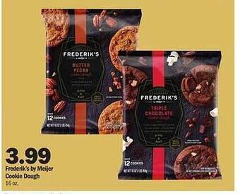 Meijer Frederik's By Meijer Cookie Dough offer