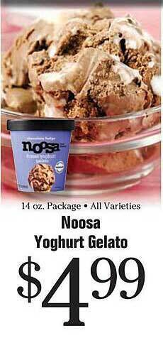 Morton Williams Noosa Yoghurt Gelato offer