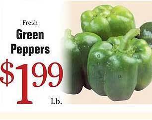 Morton Williams Green Peppers offer