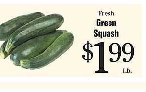 Morton Williams Green Squash offer