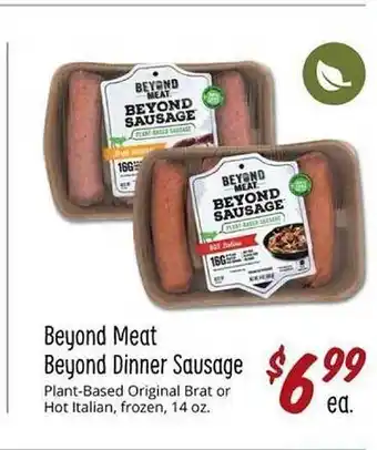 Sprouts Farmers Market Beyond Meat Beyond Dinner Sausage offer