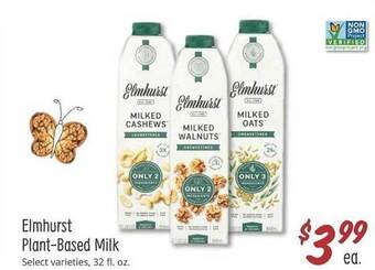 Sprouts Farmers Market Elmhurst Plantbased Milk offer