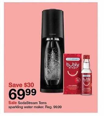 Target Sodastream Terra Sparkling Water Maker offer