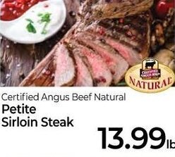 Roche Bros Petite Sirloin Steak offer