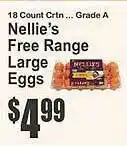 Key Food Nellie's Free Range Large Eggs offer