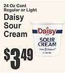 Key Food Daisy Sour Cream offer