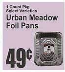 Key Food Urban Meadow Foil Pans offer