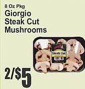 Key Food Giorgio Steak Cut Mushrooms offer
