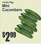 Key Food Mini Cucumbers offer