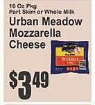 Key Food Urban Meadow Mozzarella Cheese offer